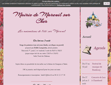 Tablet Screenshot of mareuil-sur-cher.com